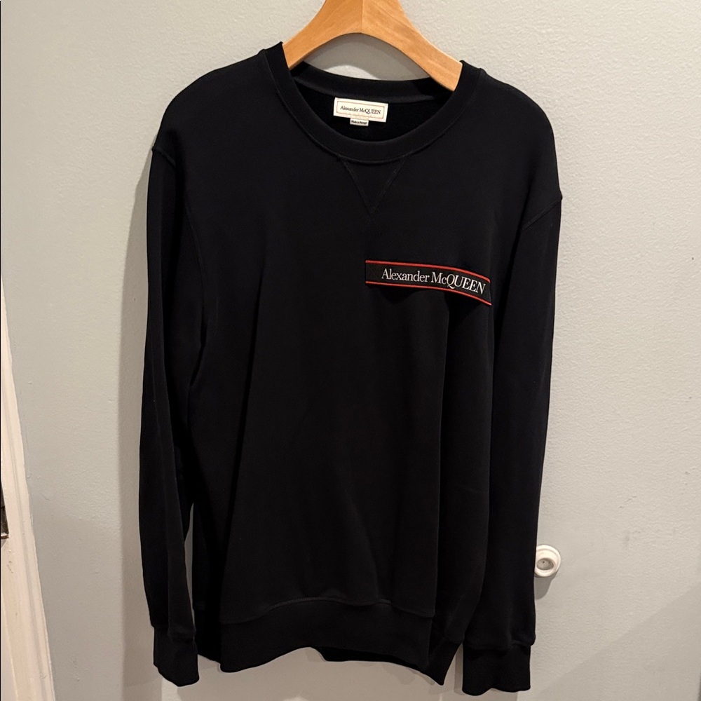 Alexander McQueen Black Crewneck Sweater